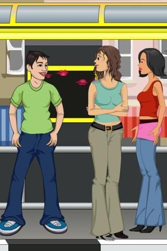 Bus Stop Flirt Game截图3