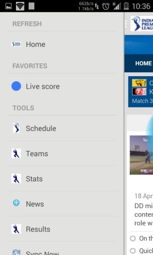 IPLT20 scores and news截图5