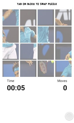 Roger Federer Puzzle Game截图5