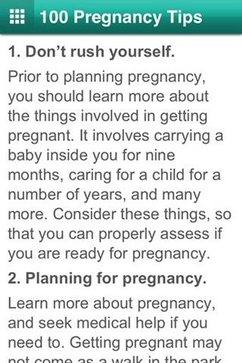 100 Pregnancy Tips截图3