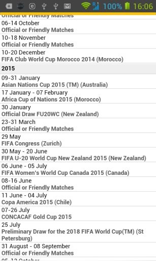 World Cup Calendar截图2