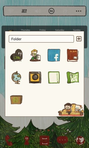 MUSTACHE&amp;SUSPENDER dodol theme截图3