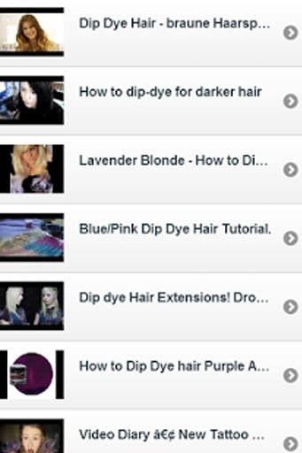 How to dip dye Hair Video截图2