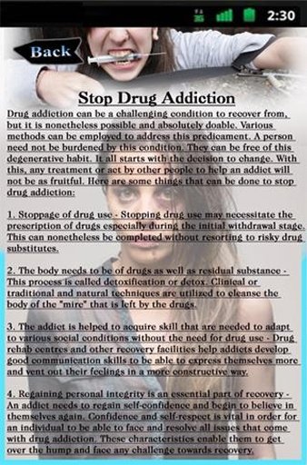 Stop Drug Addiction截图3