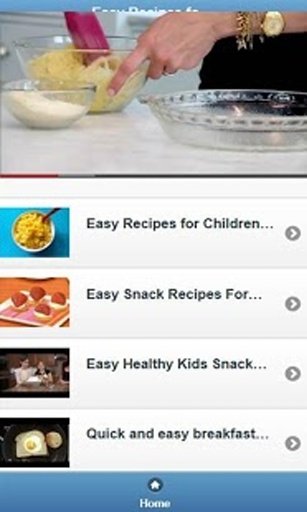 Easy Recipes for Kids (VDO)截图1