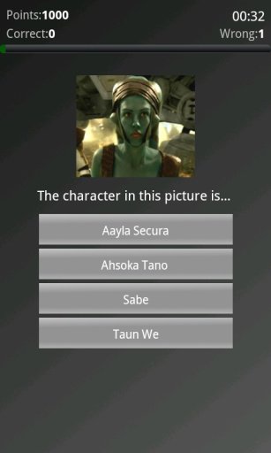 Star Wars Characters Quiz截图2