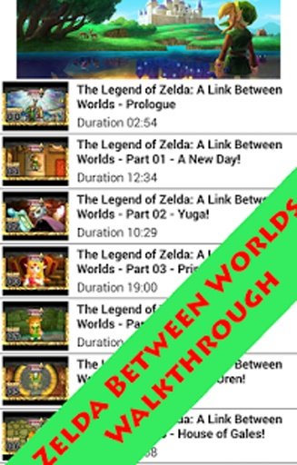 Zelda BetweenWorld Walkthrough截图1