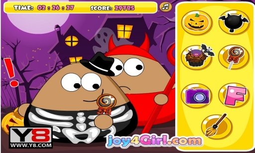 Pou Halloween Slacking截图3