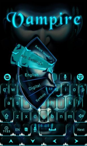 Vampire GO Keyboard Theme截图1