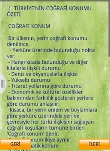 KPSS Coğrafya Özet截图4