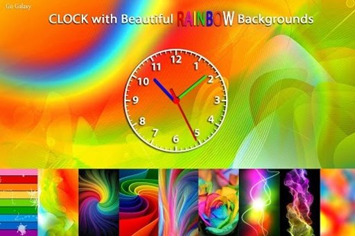 Rainbow Clock截图1