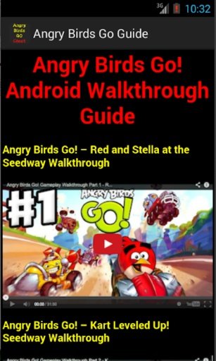 Guide Cheats Angry Birds Go截图2