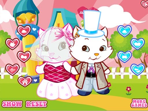 Cat Wedding Dress Up截图5