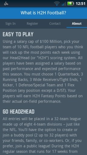 H2H Football Salary Cap截图3