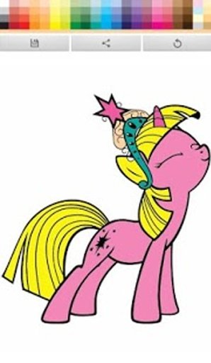 Coloring Page - Pony Princess截图1