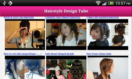 Hairstyle Design Tube截图4