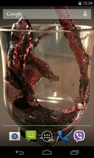 Glass of Wine Video LWP截图5