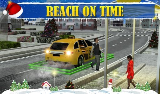 Christmas Taxi Duty 3D截图10