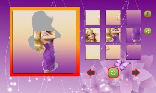 Barbie Picture Puzzle Game截图1