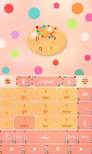 Color Dots GO Keyboard Theme截图3