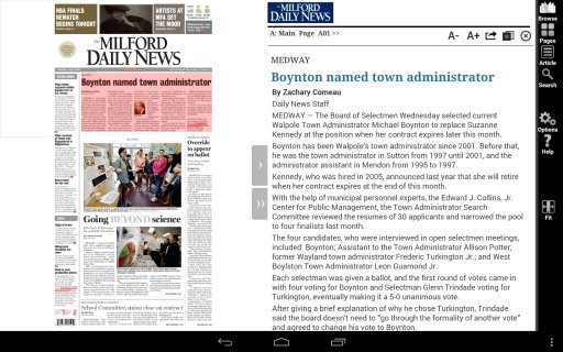 Milford Daily News ePaper截图2