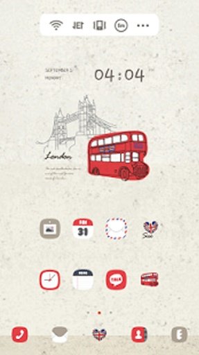 LondonBus dodol luancher theme截图2