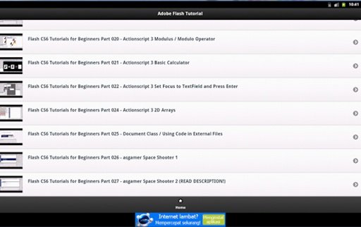 Flash Tutorial Video New截图7