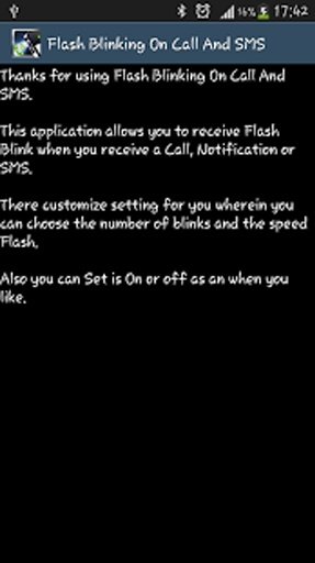 Flash Blinking on Call and SMS截图5