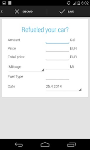 reFuel Tracker + Calculator截图8