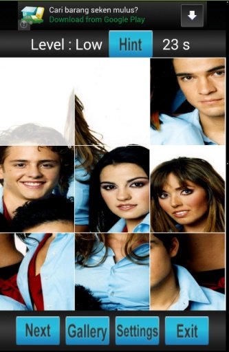 Rebelde Wallpaper Puzzle Game截图9