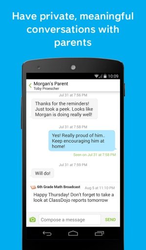 ClassDojo Messenger截图3