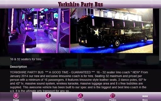 Yorkshire Party Bus App截图3