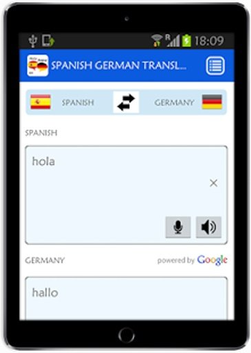 Spanish German Translator截图1