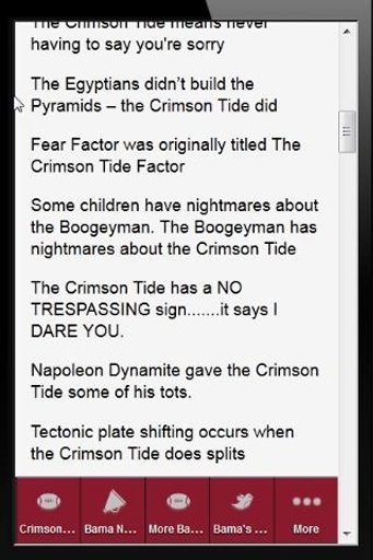 Alabama Football Facts截图3