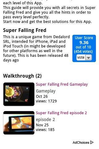 Super Falling Fred Cheats截图1