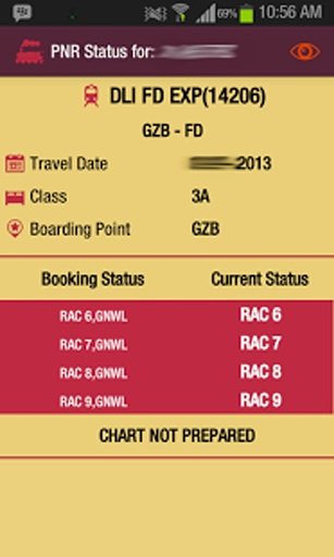 Go PNR Status Tracker截图7