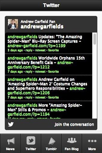 Andrew Garfield Fan App截图4