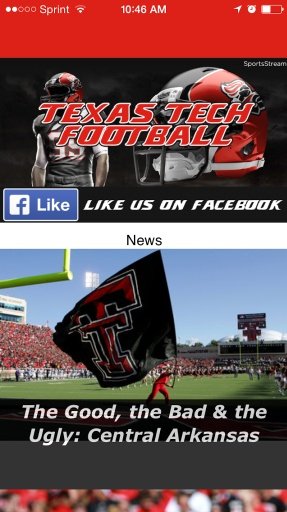 Texas Tech Football STREAM截图3