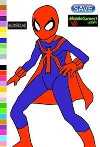 Super Spider Coloring Game截图2