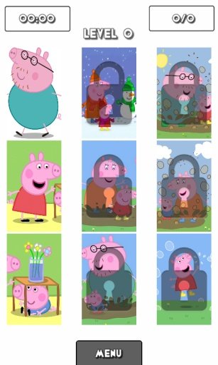 New Peppa Pig Puzzle Game截图6