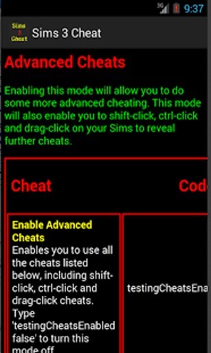 Cheats Hack Guide for Sims 3截图6