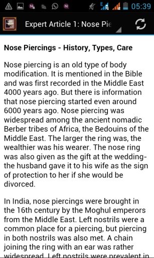 Nose Piercings Information截图3