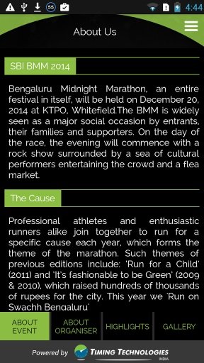 Bengaluru Midnight Marathon截图1