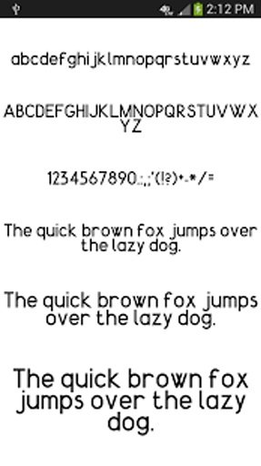 Simple Pack for FlipFont&reg; free截图4