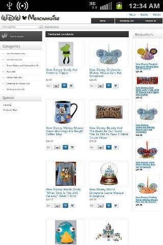 Online Disney Store截图3