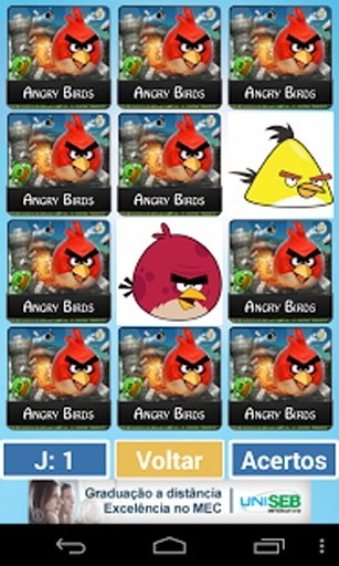 Memória Angry Birds截图4