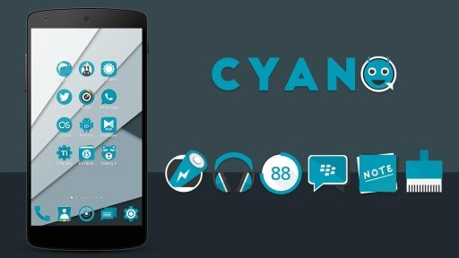 CYANO - Solo Icon Pack截图1