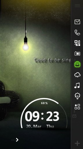 Lonely Night Live Lock Theme截图4