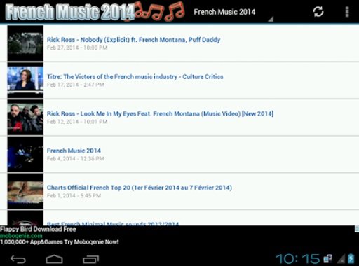 French Music 2014 and Radio截图1