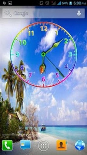 Beach Clock Wallpaper截图1